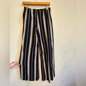 Hollister Striped Wide Leg Pants